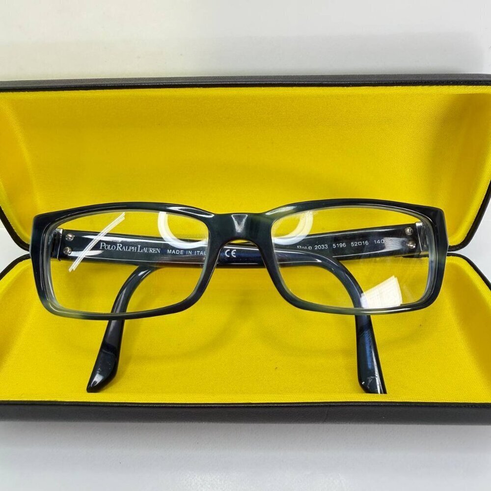 Polo Ralph Lauren – Model 2033 (Color 5196) Made in Italy | Classic Rectangular - Picture 2 of 12